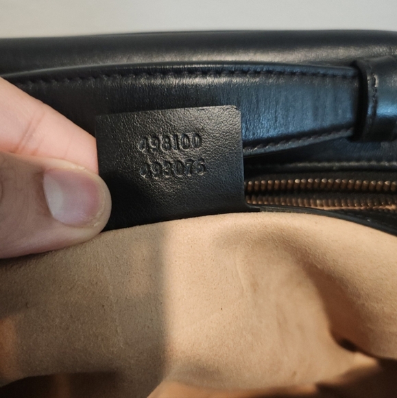 Gucci Black GG Marmont Flap Matelasse - Picture 6 of 11